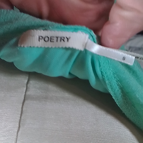 Long green evening gown by Poetry - Picture 5 of 6